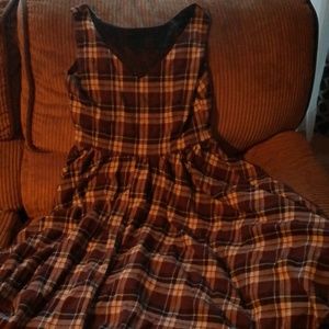 Plaid dress